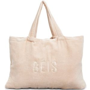 Beis Terry Towel Convertible Tote Bag